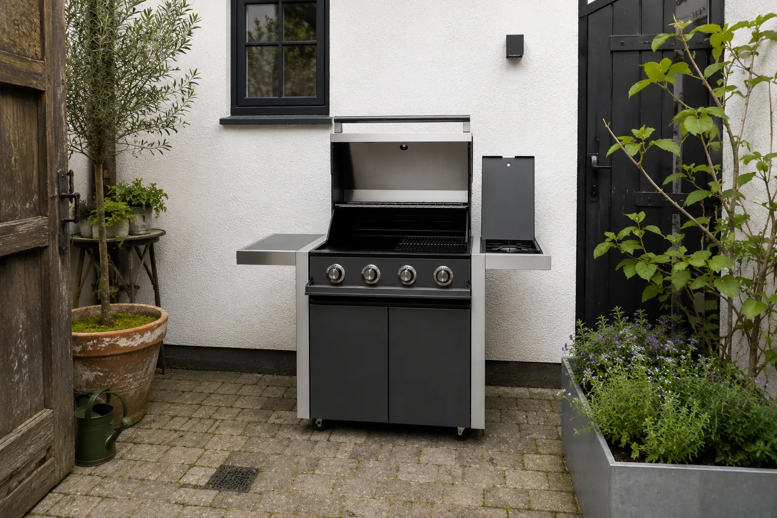 Smoken und Campinggrill