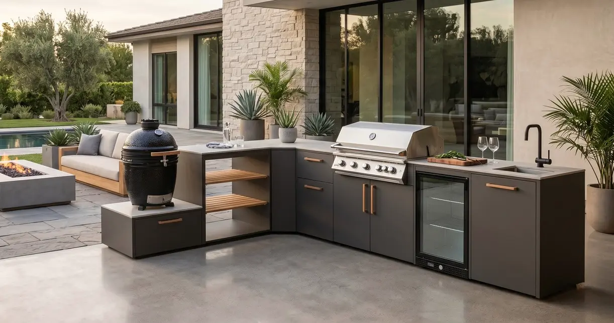 Modulares Outdoor-Küchen-System